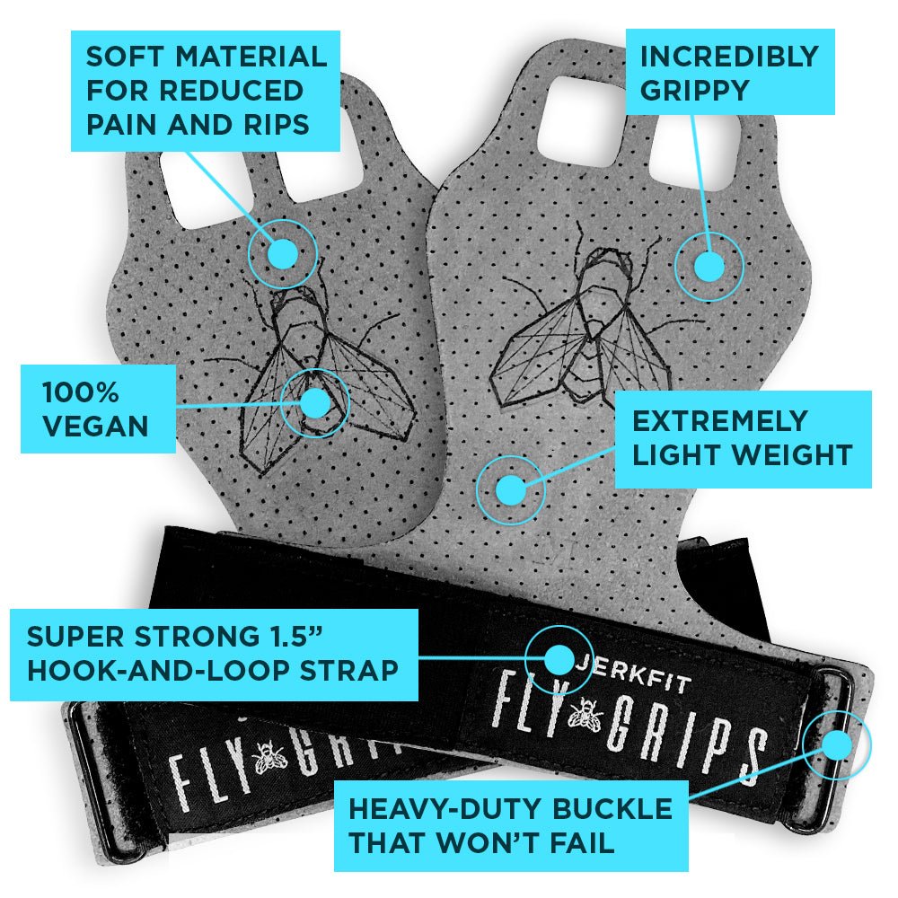 FLY GRIPS Ultra Premium Vegan Crossfit gloves - Groove Rabbit