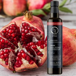 Fresh Pomegranate Dark Balsamic Vinegar - Groove Rabbit