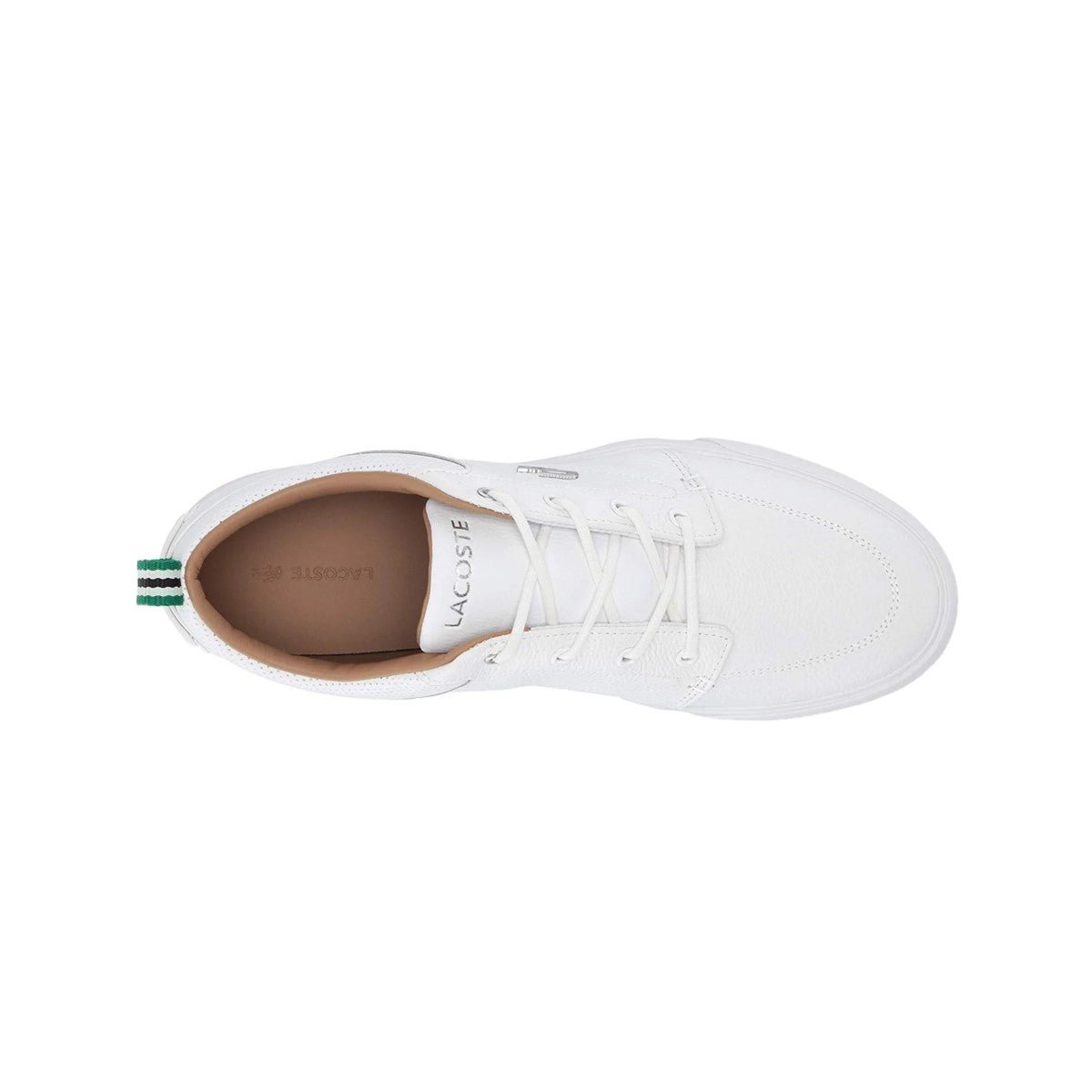 LACOSTE 7-37CMA007321G BAYLISS 119 1 MN'S (Medium) White/White Leather & Synthetic Lifestyle Shoes - Groove Rabbit