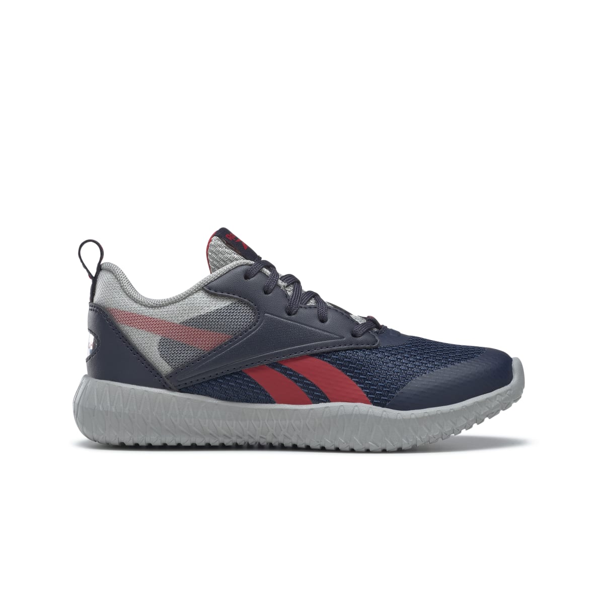 REEBOK GX4002 FLEXAGON ENERGY 3.0 JR'S (Medium) Navy/Grey/Red Textile Running Shoes - Groove Rabbit