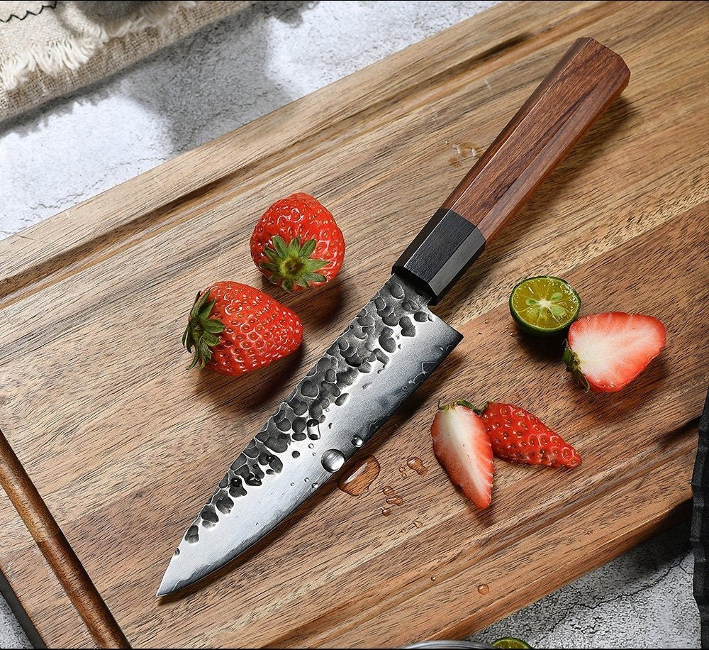 RYUJIN ™ Chef Knife, Damascus Steel Knife, Japanese Chef Knife, Damascus Knives - Groove Rabbit