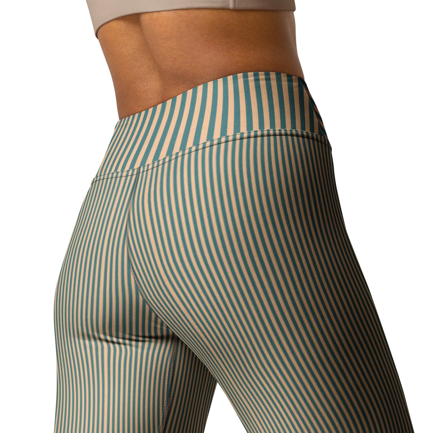 Stripes Yoga Leggings - Groove Rabbit