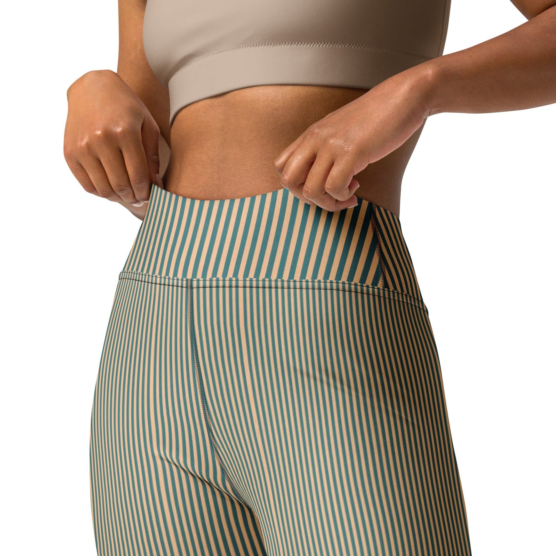 Stripes Yoga Leggings - Groove Rabbit