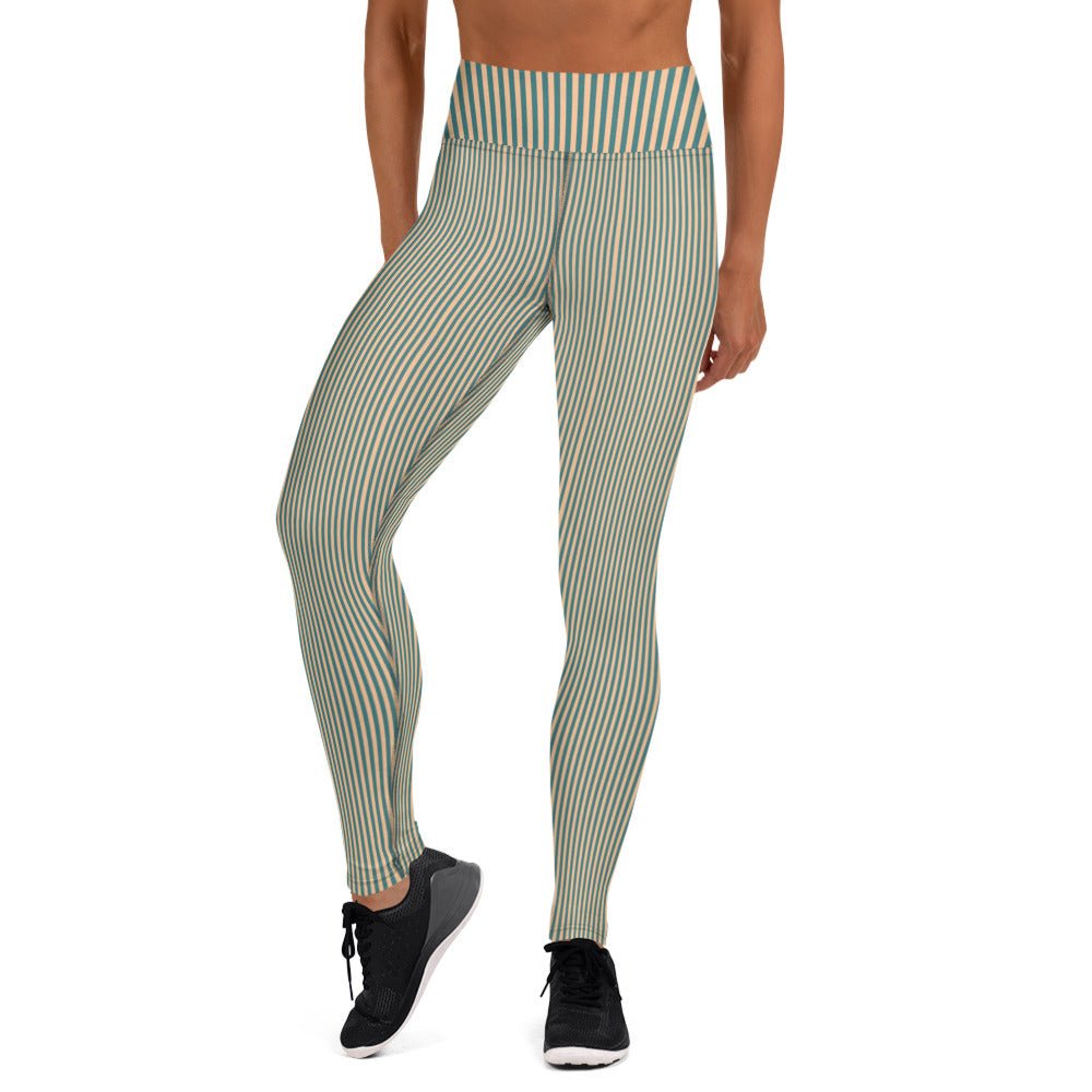 Stripes Yoga Leggings - Groove Rabbit