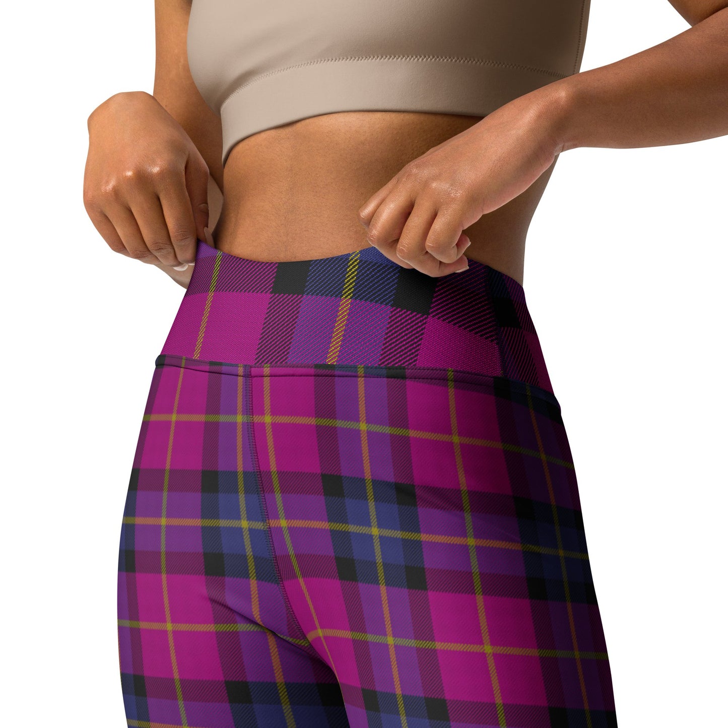 Tartan Sunrise Leggings - Groove Rabbit