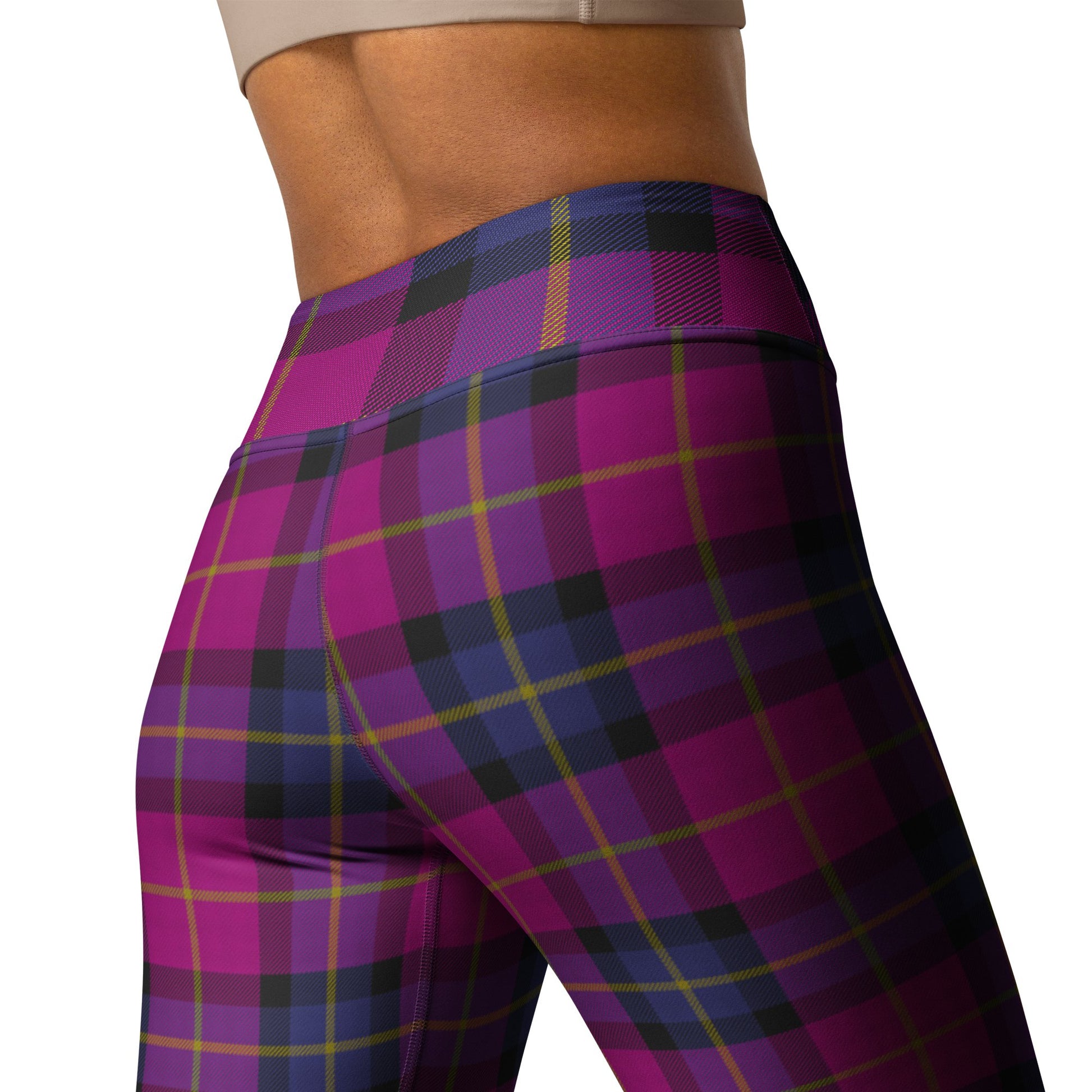 Tartan Sunrise Leggings - Groove Rabbit