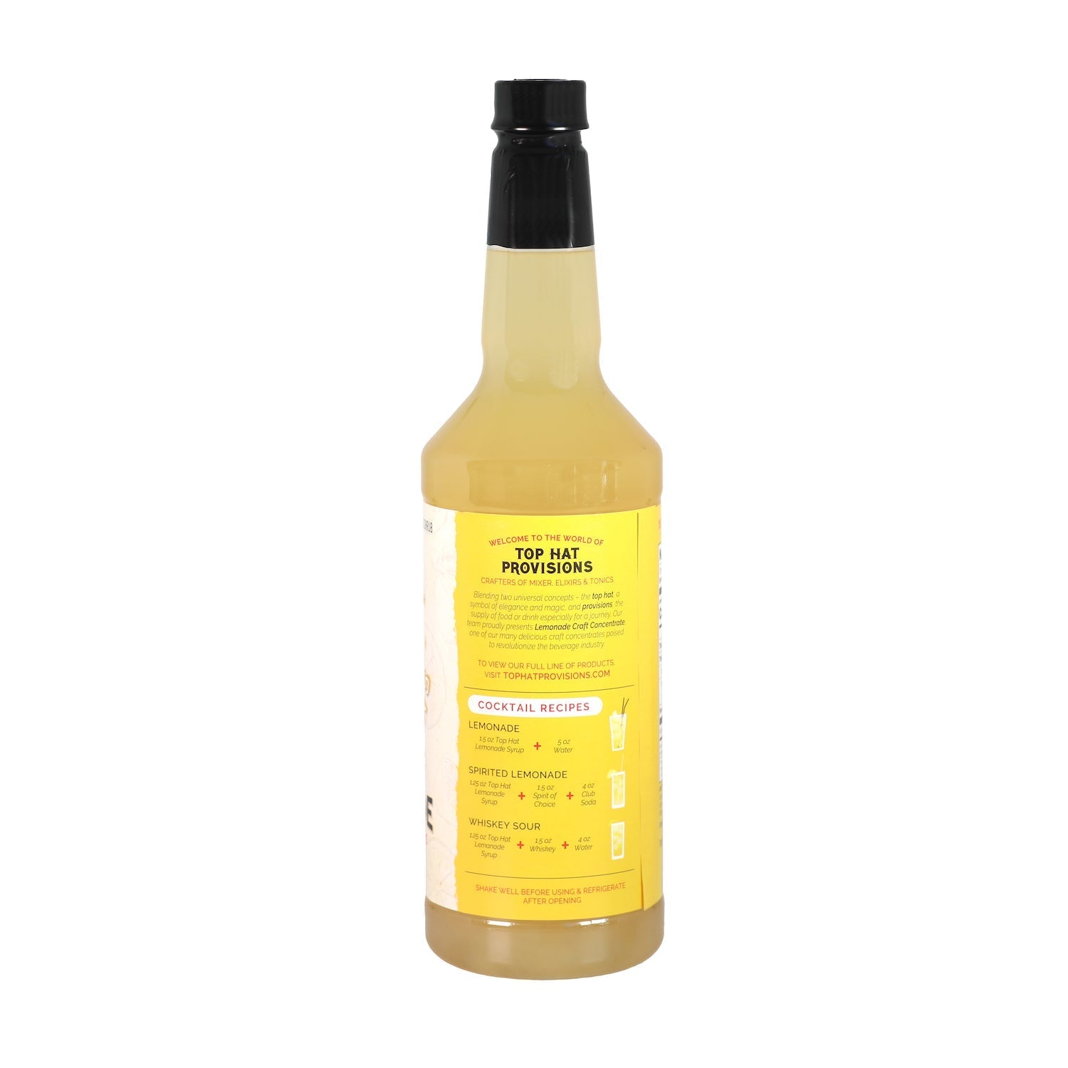 Top Hat Lemonade Mix & Craft Sour Batching Concentrate - 32oz bottle - Groove Rabbit