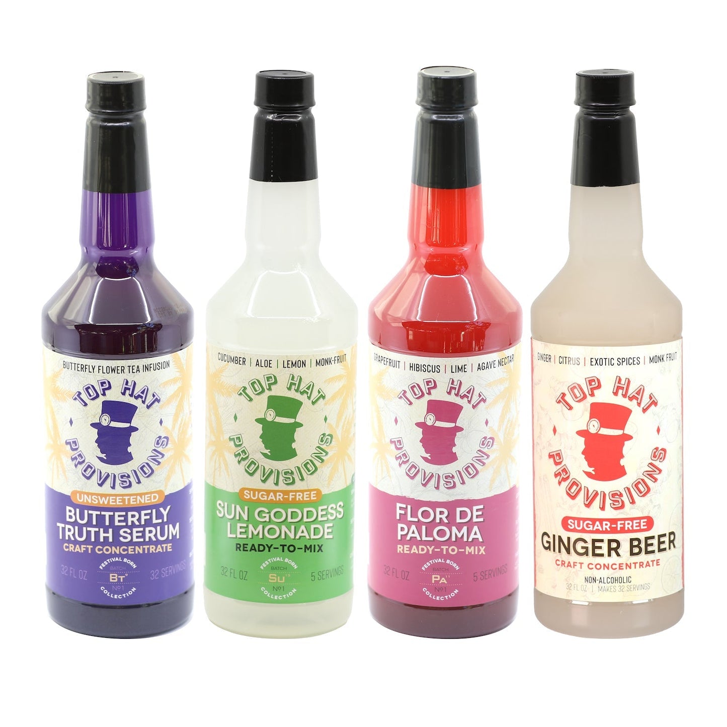 Top Hat Mojave Sister Cocktail Party Combo Kit (4 pack of 32oz bottles) - Groove Rabbit