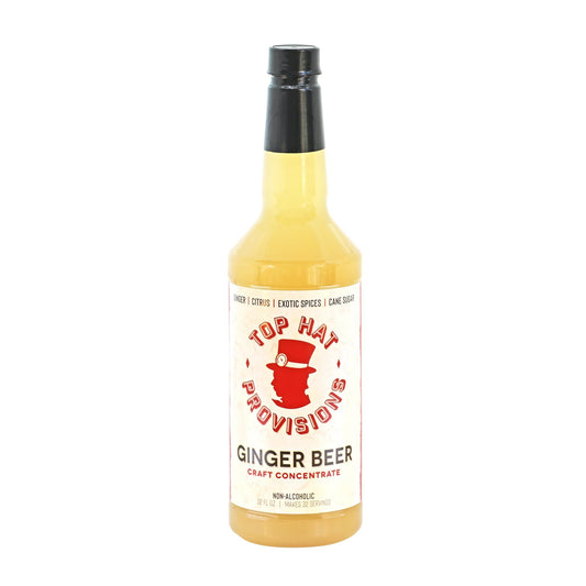 Top Hat Original Ginger Beer Syrup & Moscow Mule Batching Mix - 32oz Bottle - Groove Rabbit