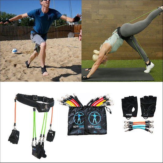 ·Wearbands Full-Body Training System Pro: 5 Lower-body levels, 2 Upper-body levels· - Groove Rabbit